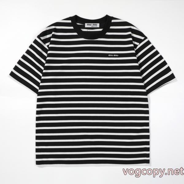 ミュウミュウ最安値保証 上品スタイル 存在感のある 偽 ブランド 通販半袖Tシャツ
