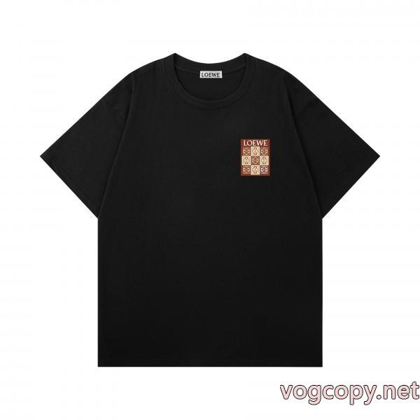 高級感演出 ユニークなデザイン 最新作正規品半袖TシャツLOEWEブランド 偽物 通販