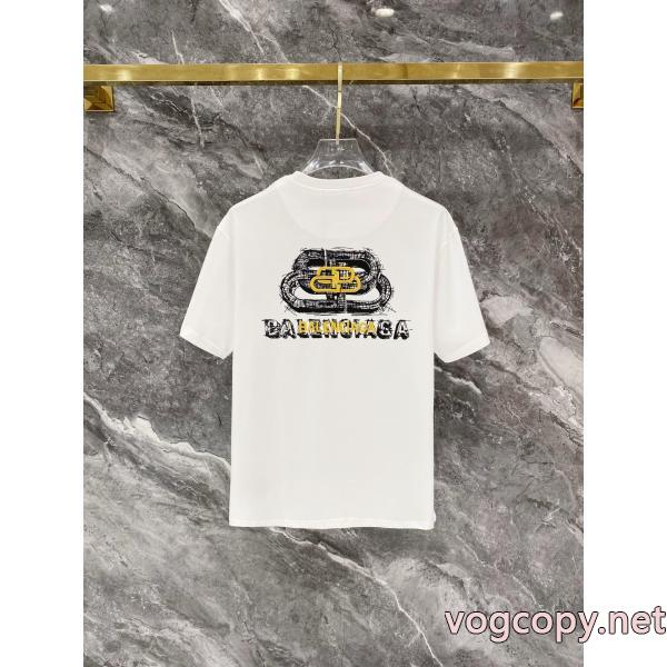 バレンシアガ半袖Tシャツ偽物 ブランド 激安人気限定品 最安値挑戦！ 韓国ファッション