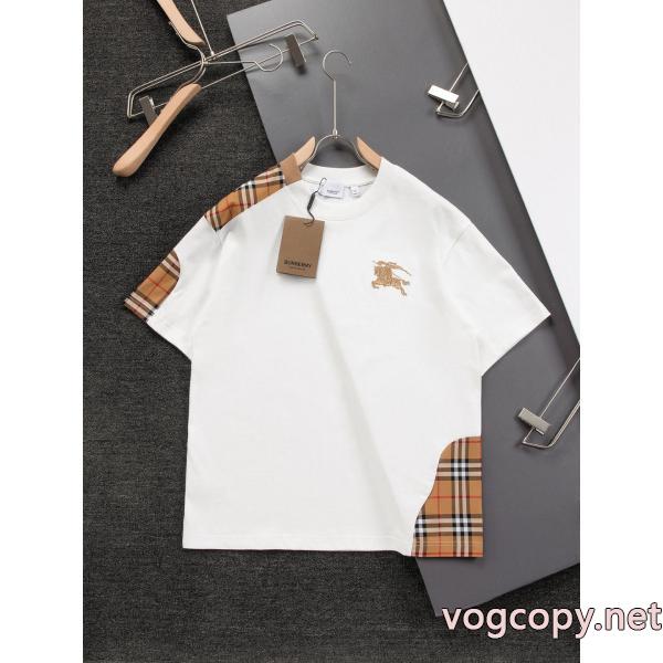 通年使えるアイテム 今流行 ギフト用最適ブランド 激安半袖TシャツBURBERRY