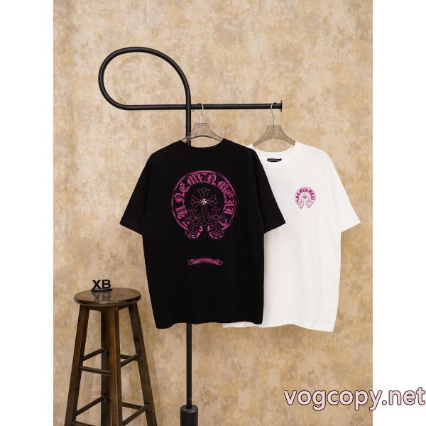 偽 ブランド CHROME HEARTSファッショナブルなデザイン 低価 最新人気話題沸騰中半袖Tシャツ