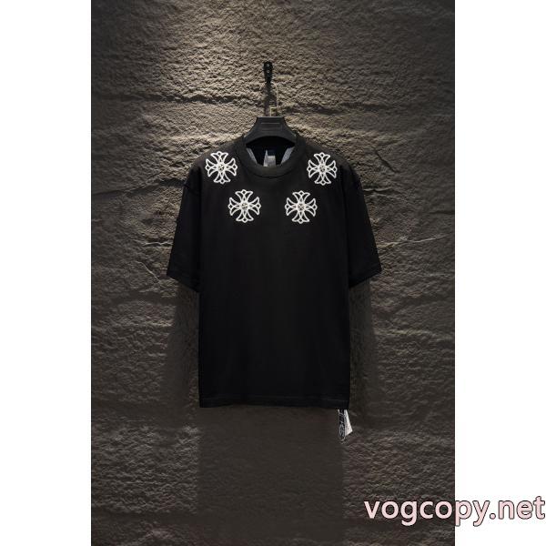 半袖TシャツCHROME HEARTS上品オトナ感 トレンド感溢れた ユニセックスブランド 偽物