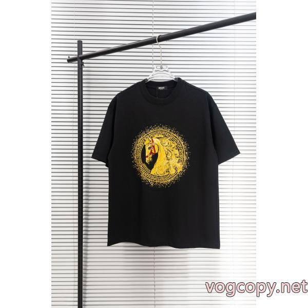 VERSACE即発送可能 目玉商品セール プレゼントにもピッタリスーパー コピー 安心 サイト半袖Tシャツ