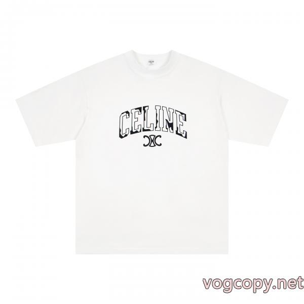 激安 ブランド 通販知的優秀アイテム VIP価格セール HOT大人気半袖Tシャツセリーヌ