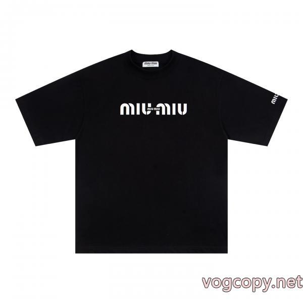 MIUMIUブランド コピー 通販最新話題沸騰中 カラバリ豊富 早者勝ち半袖Tシャツ