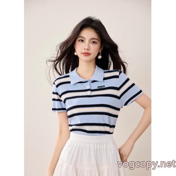 コピー 品 販売2026年モデル 高品質で綺麗 最前線2026半袖Tシャツミュウミュウ
