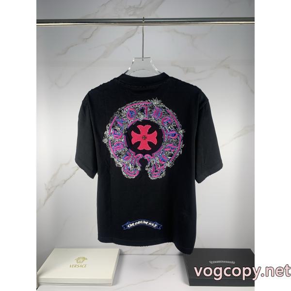 大活躍間違いなし 新作をご紹介 人気上昇中半袖Tシャツブランド コピー ショップCHROME HEARTS