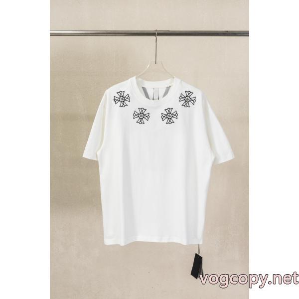 あす楽対応 2026年夏 人気 抜群な新鮮度CHROME HEARTS半袖Tシャツブランド 通販店