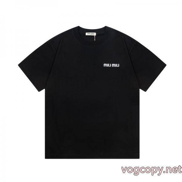 激安 ブランドMIUMIU大人気新作登場 ネット販売限定 ヒットアイテム半袖Tシャツ