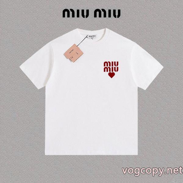 激安即発 着心地のいい 今話題!ブランド 品 コピーMIUMIU半袖Tシャツ
