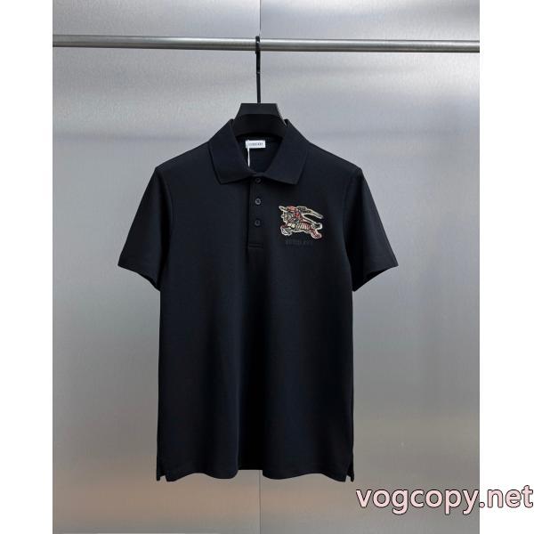 発表の新作モデル フィット感のある 綺麗な半袖poloTシャツBURBERRYブランド スーパー コピー 通販