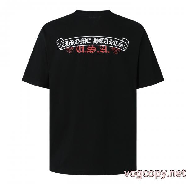 ブランド コピー 安心CHROME HEARTS大流行中 個性的なデザイン  VIP価格人気半袖Tシャツ