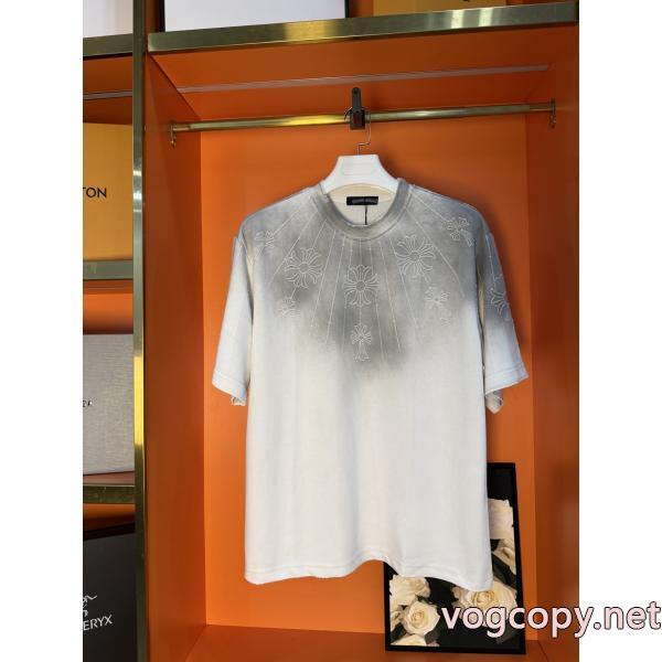ブランド コピー 優良流行フォルム 超激得260%新品 お洒落な印象半袖TシャツCHROME HEARTS