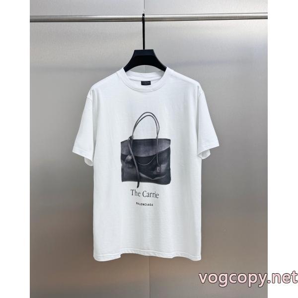 先行販売 インフォーマル 抜群の存在感BALENCIAGA半袖Tシャツブランド 偽物