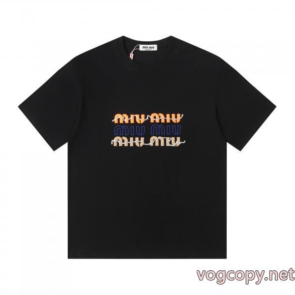 好感度の高い人気販売 2026季新作 決算在庫処分半袖Tシャツコピー ブランド 通販MIUMIU