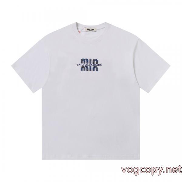 半袖Tシャツブランドコピー2026限定 超レア 注目度が高いアイテム 大注目！ MIUMIU