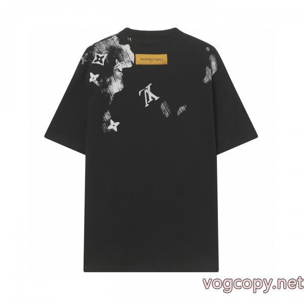 半袖Tシャツ上品カジュアルな雰囲気に 適度な光沢感があり 大人可愛い通販 ブランドLOUIS VUITTON