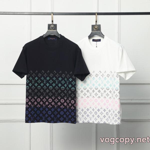 ブランド コピー 優良店半袖Tシャツお洒落ポイント高め 赤字価格 完売新作LOUIS VUITTON