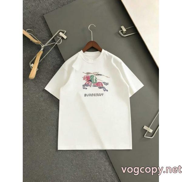 BURBERRY半袖Tシャツブランド スーパー コピー 優良店清潔感溢れる 人気セール高品質 2026人気が爆発