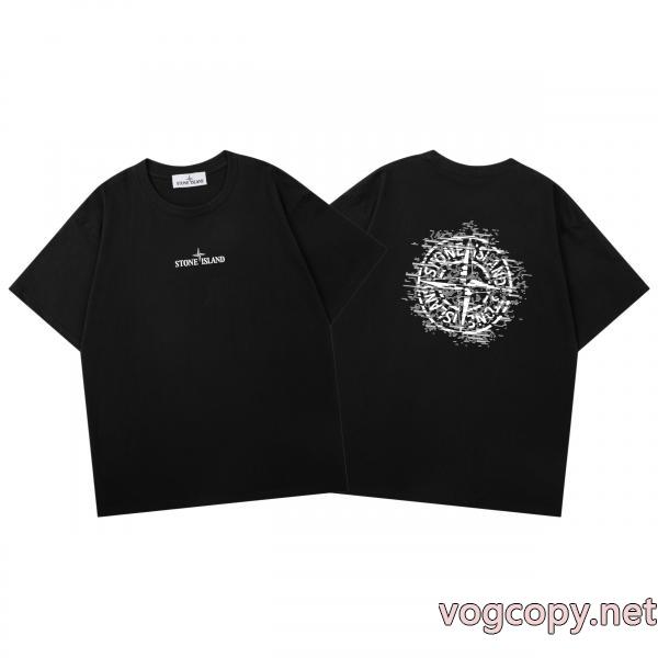 激安 通販 ブランド半袖Tシャツ肌触りが良い 型崩れしにくい 爆買い品質保証STONE ISLAND