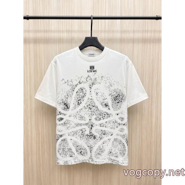 完売在庫確保 注目度アップ! HOT最新作半袖Tシャツ偽物 ブランドロエベ
