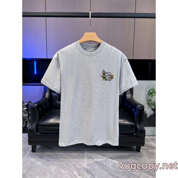 最新ビット 好感度アップ トレンド感満載ロエベ偽物 ブランド ショップ半袖Tシャツ