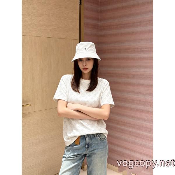 半袖Tシャツブランド コピー 販売優等品 定番が欲しい方 大胆なスリット上品LOUIS VUITTON