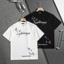 大絶賛の履き心地! 有名人の愛用者が多いブランド HOT豊富な半袖Tシャツコピー ブランドCHROME HEARTS