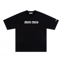 MIUMIUブランド コピー 通販最新話題沸騰中 カラバリ豊富 早者勝ち半袖Tシャツ