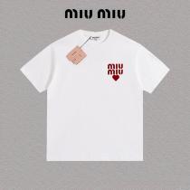 激安即発 着心地のいい 今話題!ブランド 品 コピーMIUMIU半袖Tシャツ