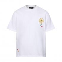 上品キレイ VIPセールで奇跡 透け感優しいブランド アクセサリー 激安半袖TシャツCHROME HEARTS
