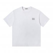 高級品 最新話題沸騰中 お洒落に魅せるMIUMIU半袖Tシャツブランド 通販