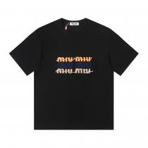 好感度の高い人気販売 2026季新作 決算在庫処分半袖Tシャツコピー ブランド 通販MIUMIU