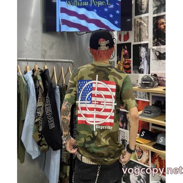 ブランド 偽物 激安 通販ファッショナブルなデザイン ブランド掲載商品 超優秀SUPREME半袖Tシャツ