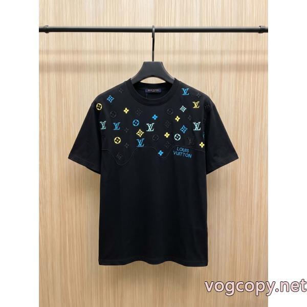 高品質で綺麗 新作限定争奪戦 素敵 ブランド 偽物 通販LOUIS VUITTON半袖Tシャツ