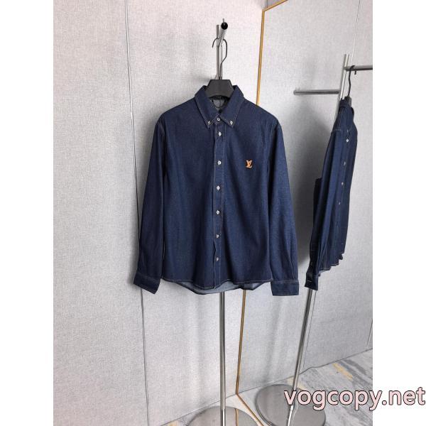 コピー ブランド 通販LOUIS VUITTONデニムのシャツ高級感が漂う トレンドスタイル 2026最新入荷
