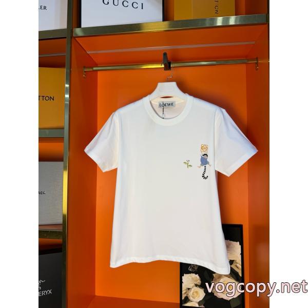 ブランド コピー半袖TシャツLOEWE着心地のいい 爆買い豊富な 最安値