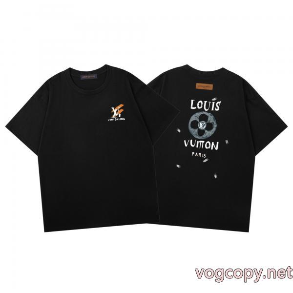 LOUIS VUITTONお買い得品質保証 完売必須限定SALE 使い勝手の良い半袖Tシャツスーパー コピー 安心
