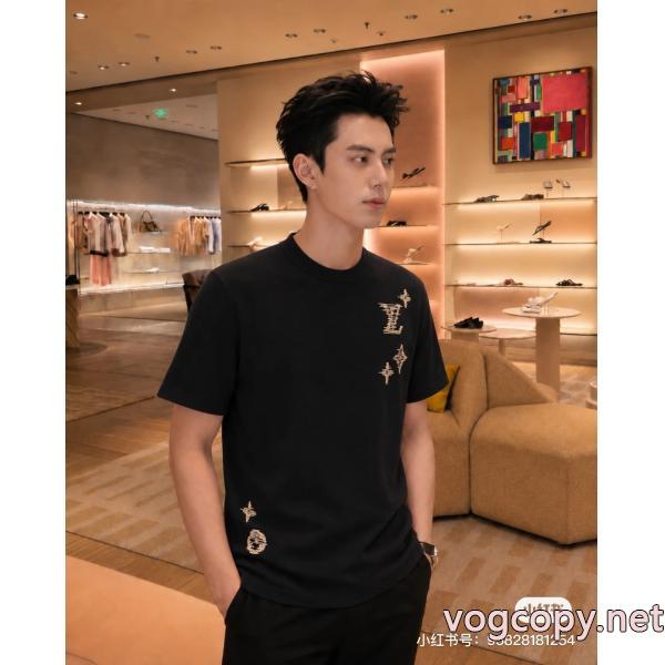 センスがいい 人気限定品 個性派 半袖Tシャツブランド アクセサリー 激安LOUIS VUITTON