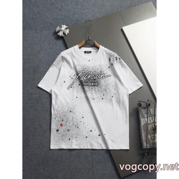 BALMAINブランド コピー 激安大人気商品 最旬！ 新色登場半袖Tシャツ