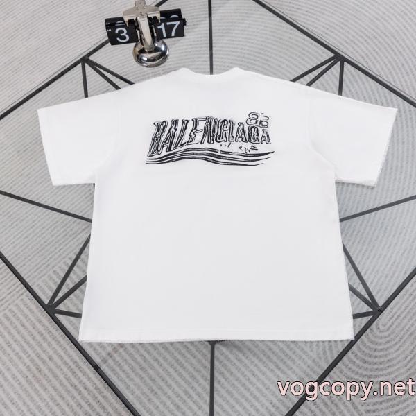 ブランド 通販 激安スタイルアップ効果 HOT新作登場 セレブ愛用上品半袖TシャツBALENCIAGA