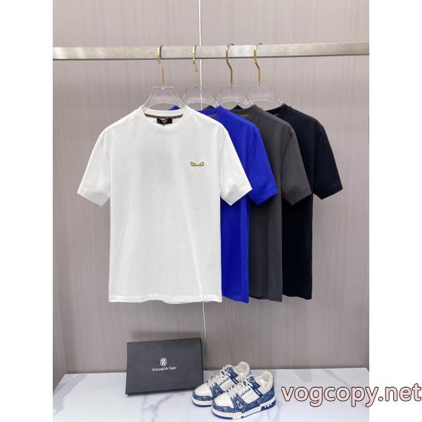 激安 ブランドフェンディSS26極上発売 国内入手困難 希少価値大半袖Tシャツ