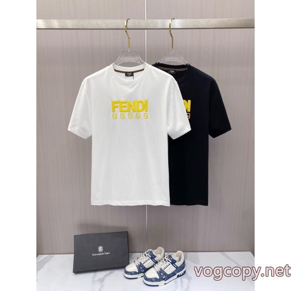 偽 ブランド 販売半袖Tシャツ優秀なアイテム ストリート系 品質保証新品FENDI