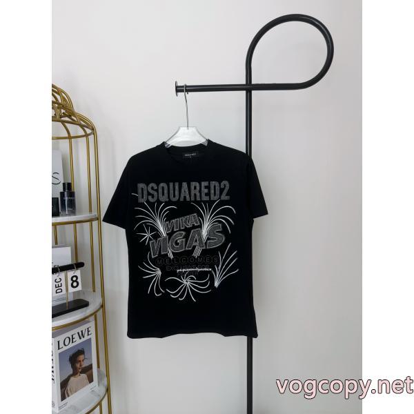 スタイルアップ効果 VIPセールで入手 大人気 人気セール送料無料半袖TシャツDSQUARED2激安 通販 専門店