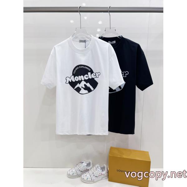 大注目日本未入荷 稀少*新品登場 セレブ風 MONCLERスーパー コピー 販売半袖Tシャツ