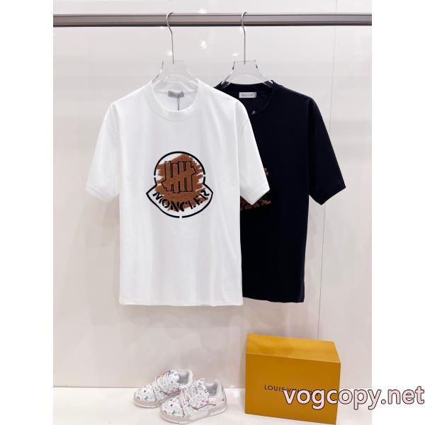 半袖TシャツMONCLER激安 ブランド 通販残り僅か 大人っぽく知的な 若々しい雰囲気