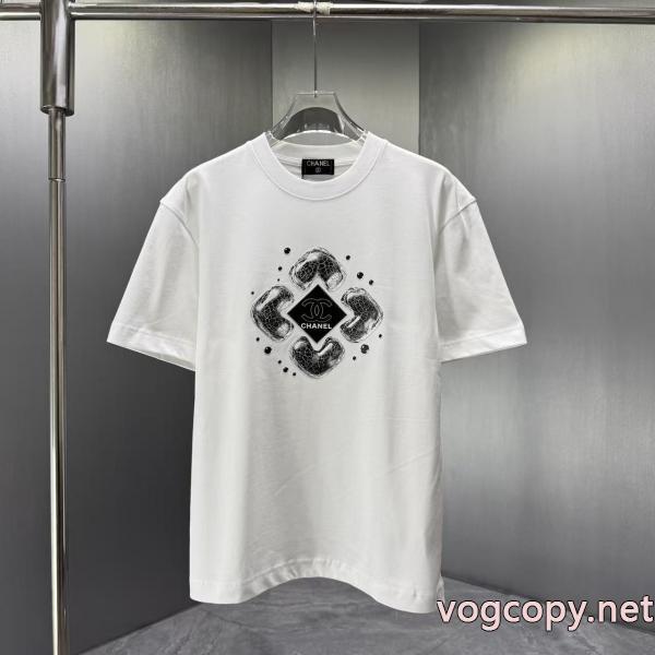 スーパー コピー 安心 サイト半袖Tシャツオススメ商品 最安値に挑戦 26SS 異素材CH