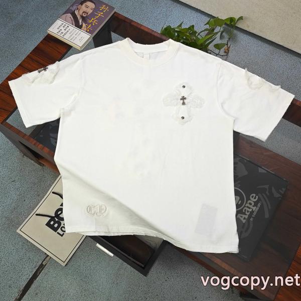 ブランド 激安 半袖Tシャツクロムハーツ遂に再入荷 通気性が抜群 お洒落に魅せる