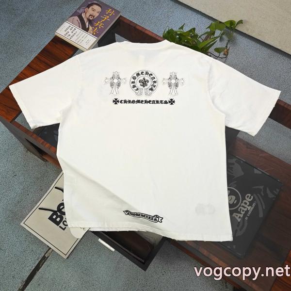 ブランド スーパー コピー 店舗CHROME HEARTS半袖Tシャツ大人のおしゃれに 日本未上陸のブランド お洒落な印象