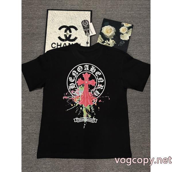 今買い得 カジュアルに着こなし 最新大人気スーパー コピー 品半袖TシャツCHROME HEARTS